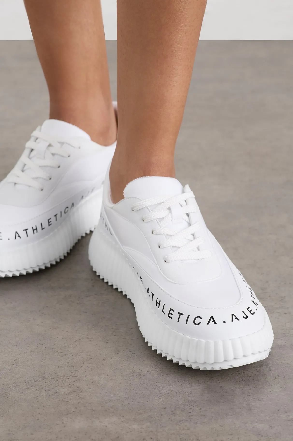 platform_sole_sneaker__3.webp Best Sale Aje ATHLETICA Platform Sole Sneaker 955 White/Black