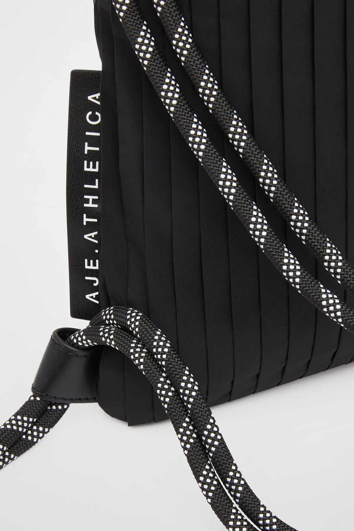 pleated_drawstring_bag__3.webp Outlet Aje ATHLETICA Pleated Drawstring Bag 913 Black