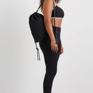 Outlet Aje ATHLETICA Pleated Drawstring Bag 913 Black
