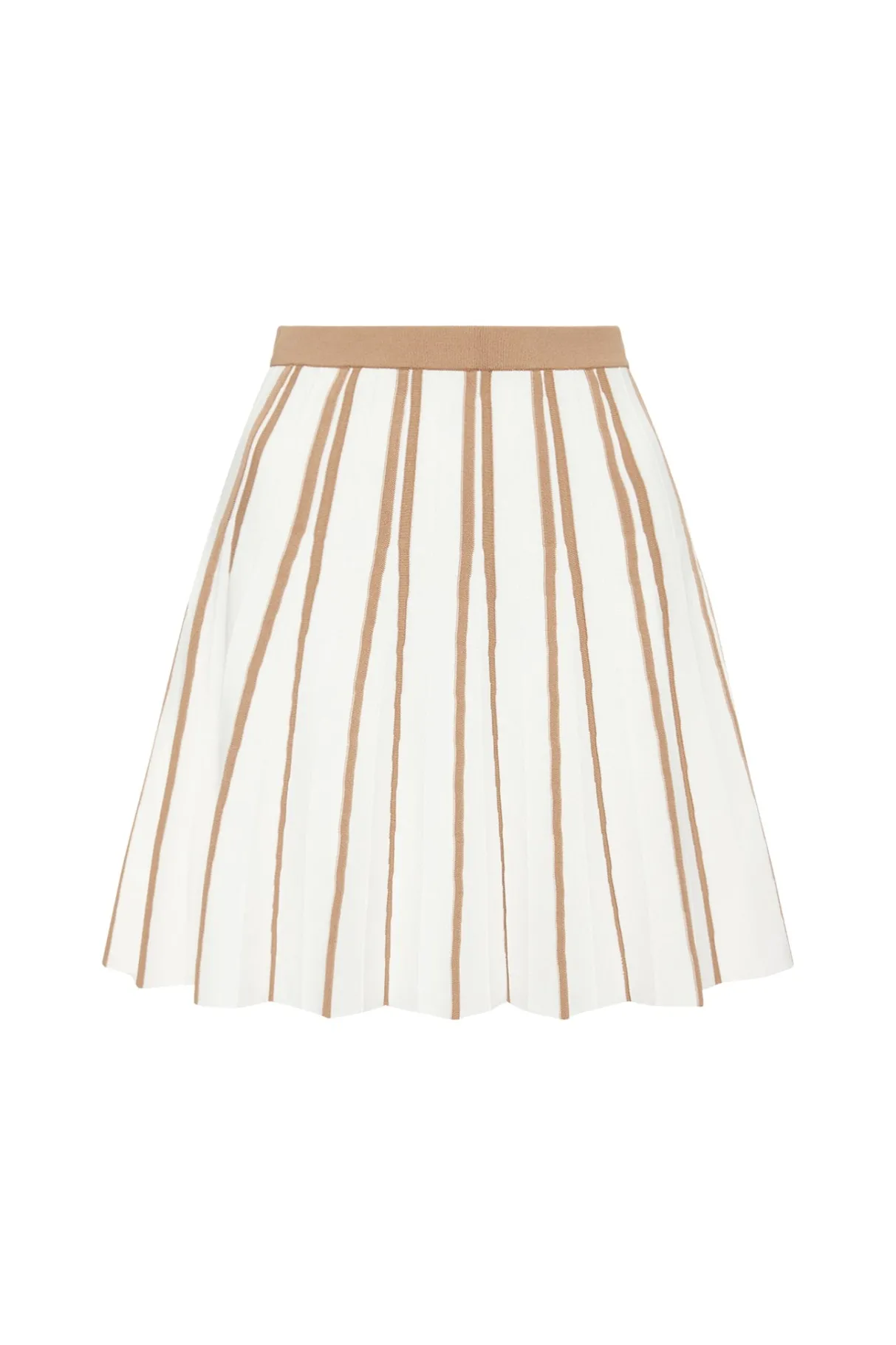 pleated_knit_mini_skirt__1-1.webp Outlet Aje ATHLETICA Pleated Knit Mini Skirt 611 White/Beige