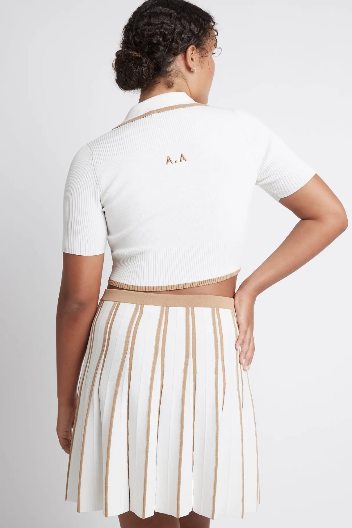 pleated_knit_mini_skirt__9-1.webp Outlet Aje ATHLETICA Pleated Knit Mini Skirt 611 White/Beige