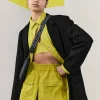 Store Aje ATHLETICA Pleated Spray Mini Short 648 Solar Blaze