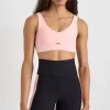 Shop Aje ATHLETICA Plunge Sports Bra 337 Millenial Pink