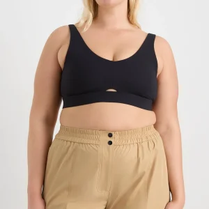 Cheap Aje ATHLETICA Plunge Sports Bra 337 Black