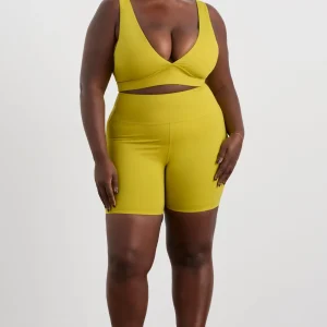 Shop Aje ATHLETICA Plunge Sports Bra 337 Solar Blaze