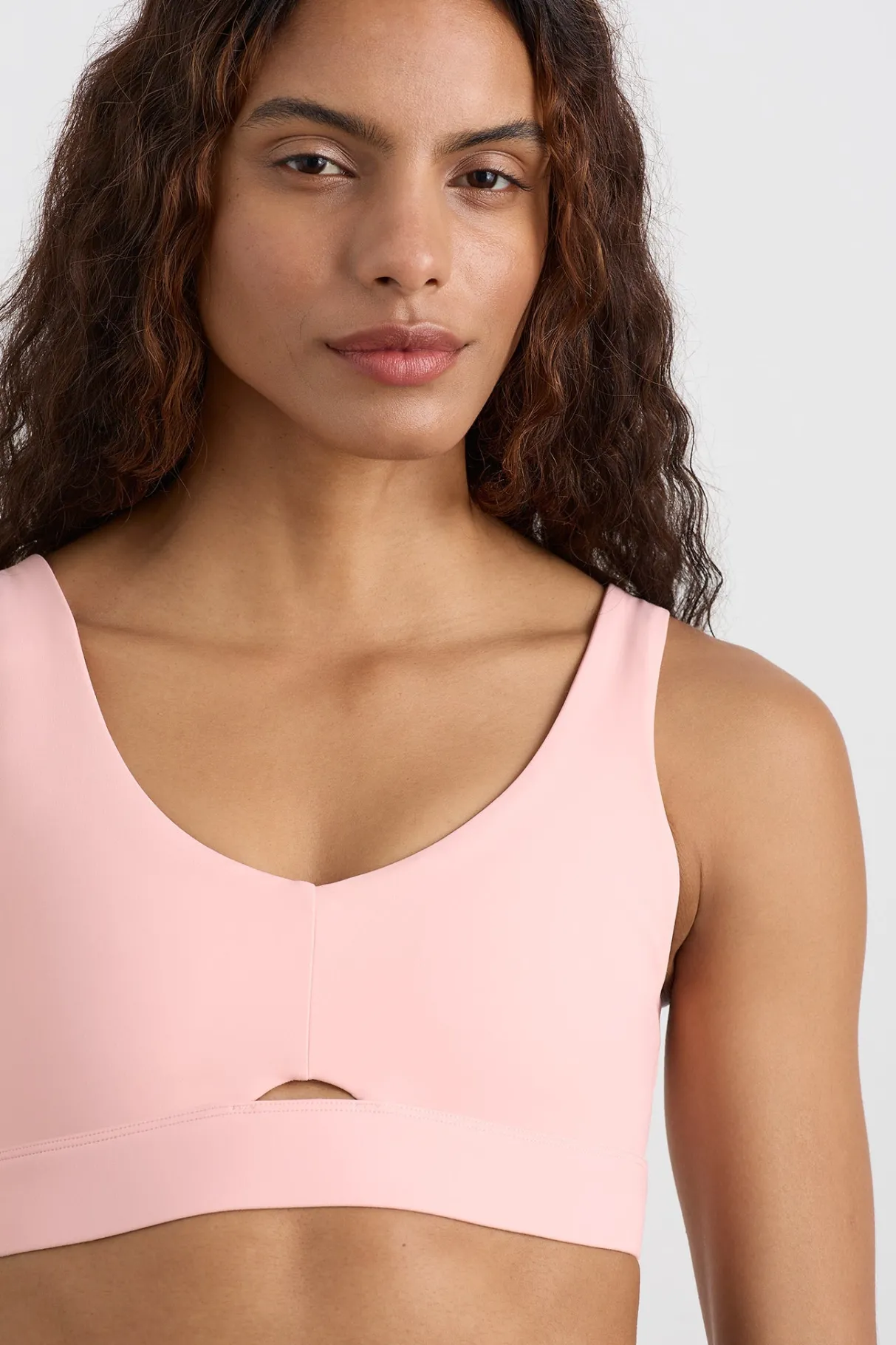 plunge_sports_bra__3-2.webp Shop Aje ATHLETICA Plunge Sports Bra 337 Millenial Pink