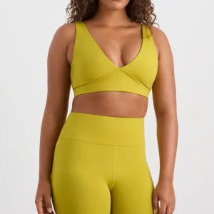 Shop Aje ATHLETICA Plunge Sports Bra 337 Solar Blaze