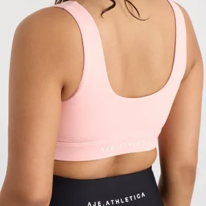 Shop Aje ATHLETICA Plunge Sports Bra 337 Millenial Pink