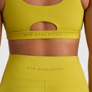 Shop Aje ATHLETICA Plunge Sports Bra 337 Solar Blaze