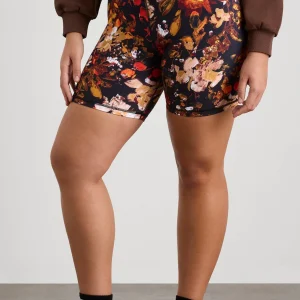 Discount Aje ATHLETICA Print Bike Shorts 606 Autumnal Garden