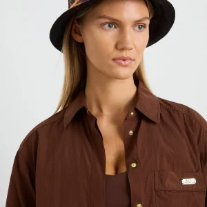 Clearance Aje ATHLETICA Puffed Spray Bucket Hat 950 Autumnal Garden