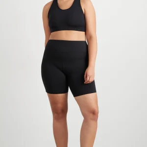 Clearance Aje ATHLETICA Quilted Mid Length Short 629 Black