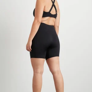 Clearance Aje ATHLETICA Quilted Mid Length Short 629 Black