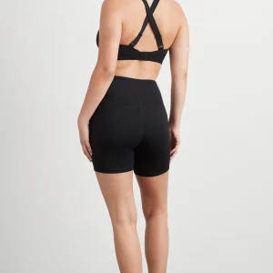 Clearance Aje ATHLETICA Quilted Mid Length Short 629 Black