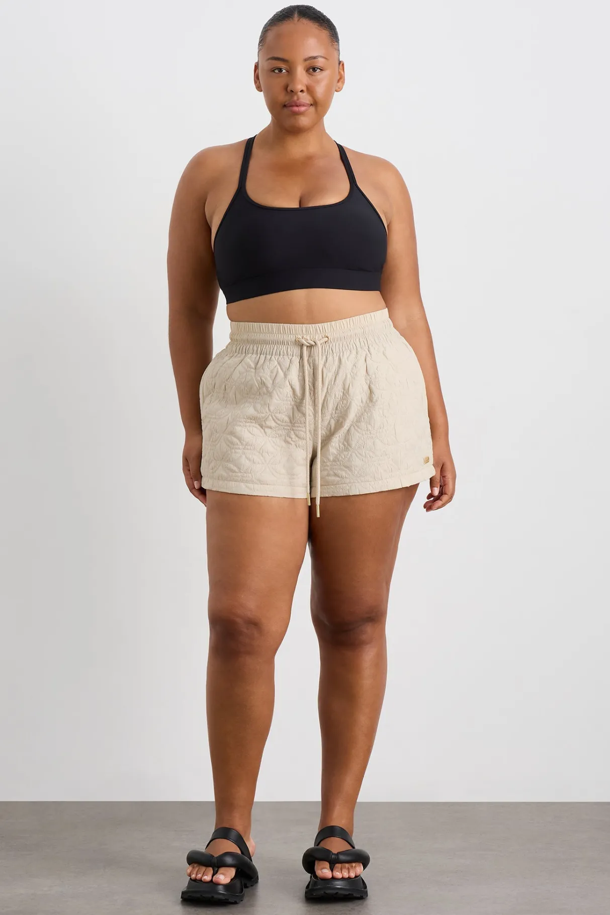 quilted_panelled_shorts__10.webp Flash Sale Aje ATHLETICA Quilted Panelled Shorts 623 Moonstone Grey