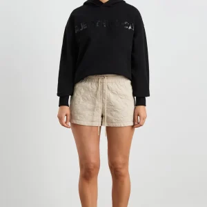 Flash Sale Aje ATHLETICA Quilted Panelled Shorts 623 Moonstone Grey