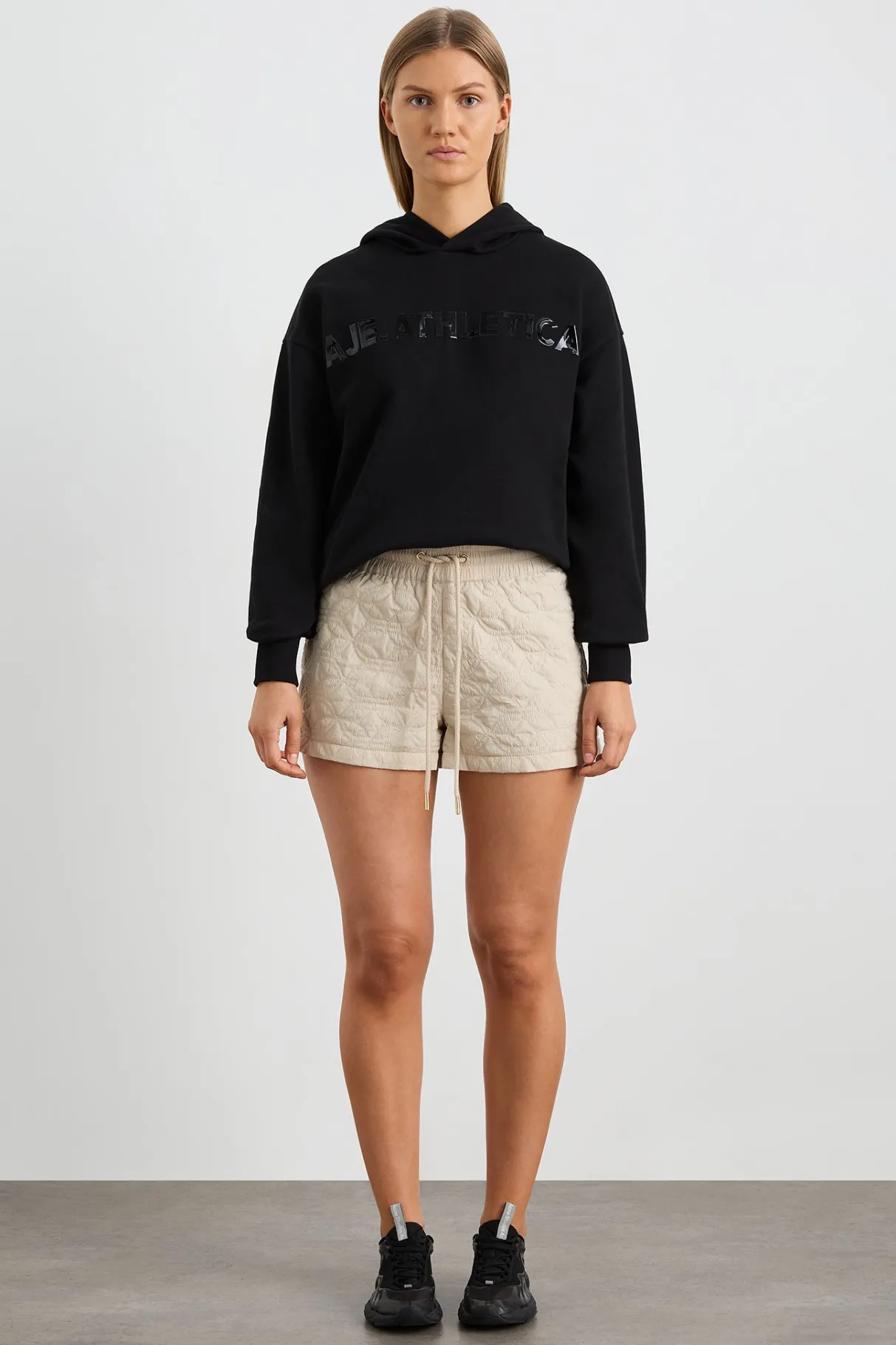 quilted_panelled_shorts__3.webp Flash Sale Aje ATHLETICA Quilted Panelled Shorts 623 Moonstone Grey