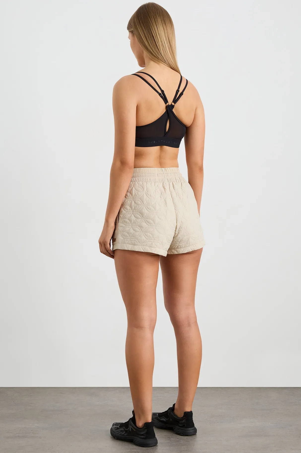 quilted_panelled_shorts__5.webp Flash Sale Aje ATHLETICA Quilted Panelled Shorts 623 Moonstone Grey