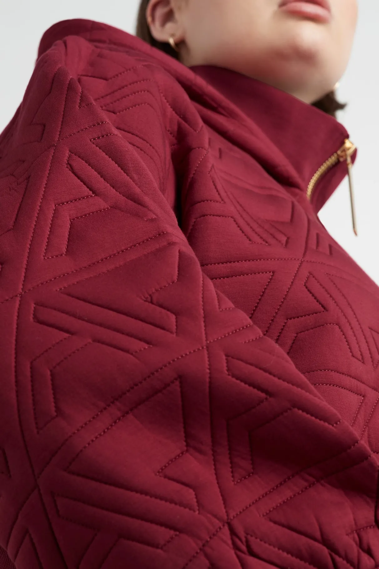 quilted_scuba_hoodie__14.webp Online Aje ATHLETICA Quilted Scuba Hoodie 729 Burnt Burgundy