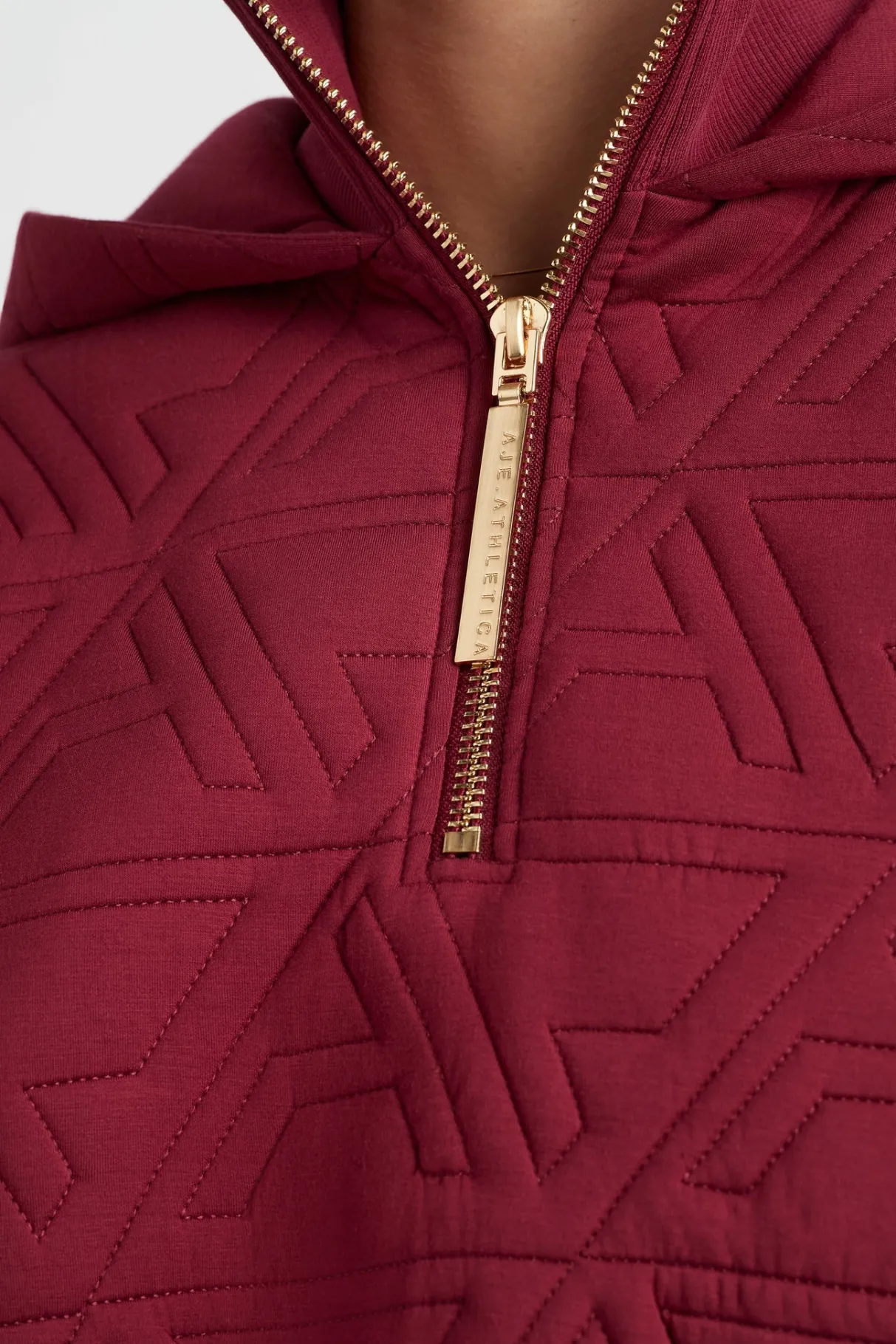 quilted_scuba_hoodie__4.webp Online Aje ATHLETICA Quilted Scuba Hoodie 729 Burnt Burgundy