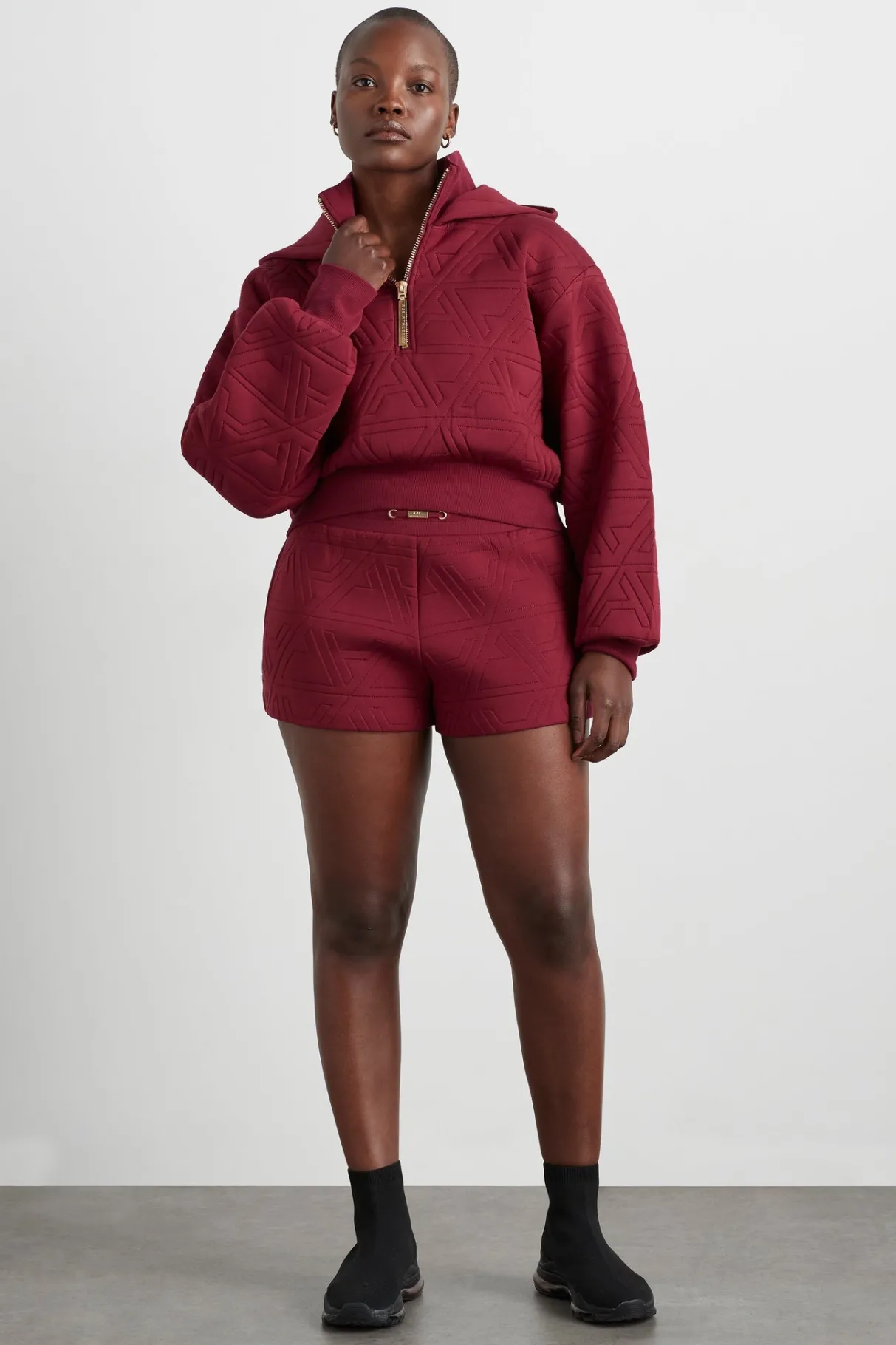 quilted_scuba_hoodie__7.webp Online Aje ATHLETICA Quilted Scuba Hoodie 729 Burnt Burgundy
