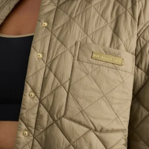 Store Aje ATHLETICA Quilted Shirt 421 Soft Khaki