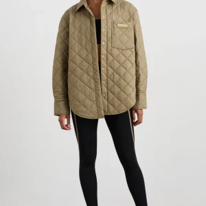 Store Aje ATHLETICA Quilted Shirt 421 Soft Khaki