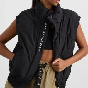 Clearance Aje ATHLETICA Quilted Vest 751 Black