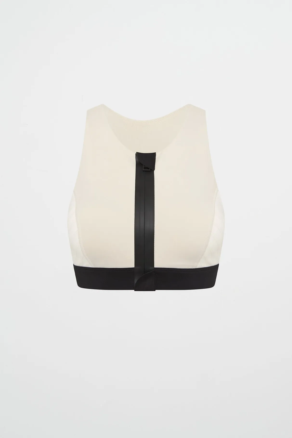 quilted_zip_front_bra__1.webp New Aje ATHLETICA Quilted Zip Front Bra 304 Moonstone Grey / Ecru / Black