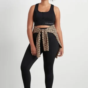 Store Aje ATHLETICA Quilted Zip Front Bra 329 Black/White