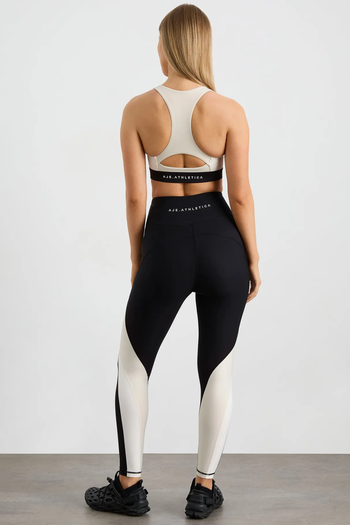 quilted_zip_front_bra__5.webp New Aje ATHLETICA Quilted Zip Front Bra 304 Moonstone Grey / Ecru / Black