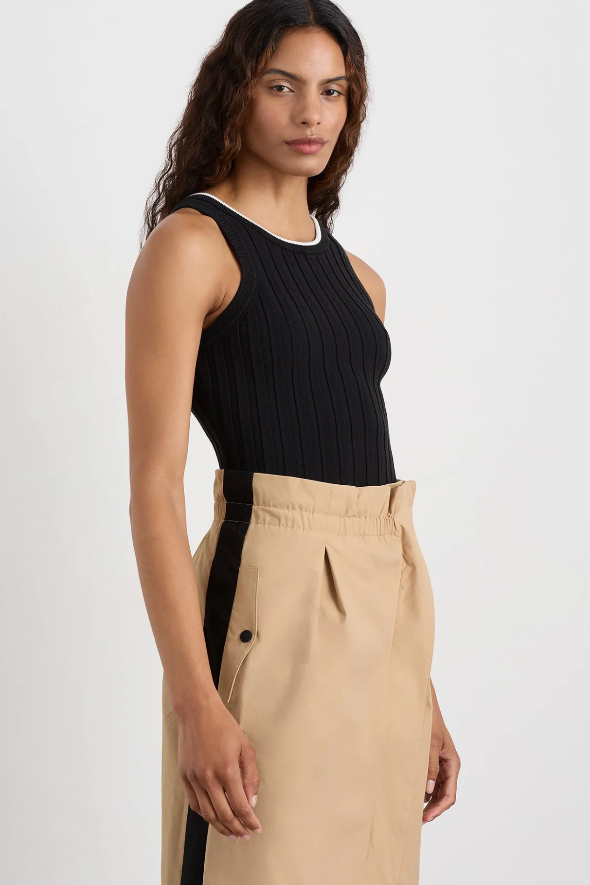 racer_split_knit_top__0-2.webp Fashion Aje ATHLETICA Racer Split Knit Top 107 Black / White