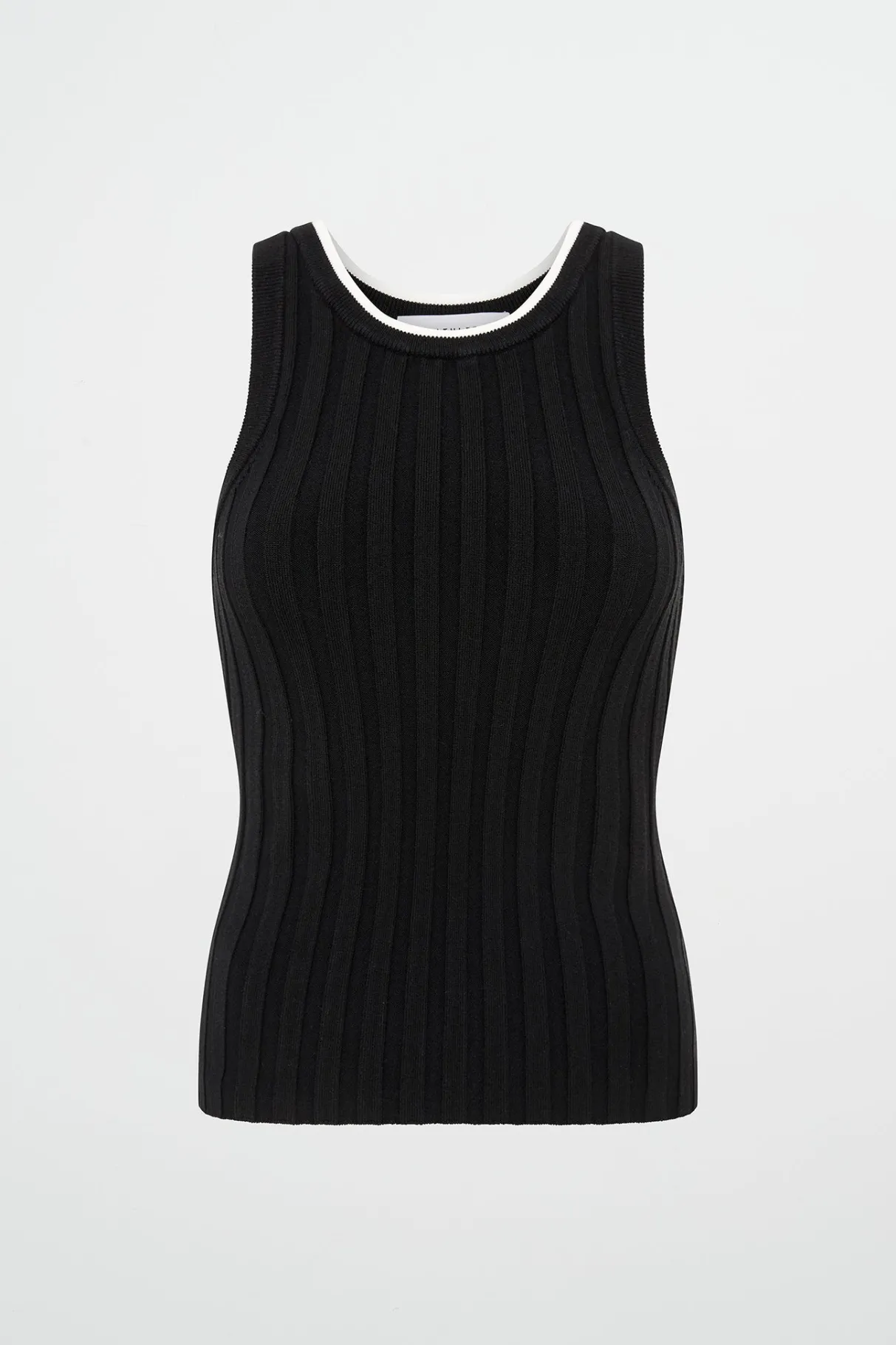 racer_split_knit_top__1-2.webp Fashion Aje ATHLETICA Racer Split Knit Top 107 Black / White