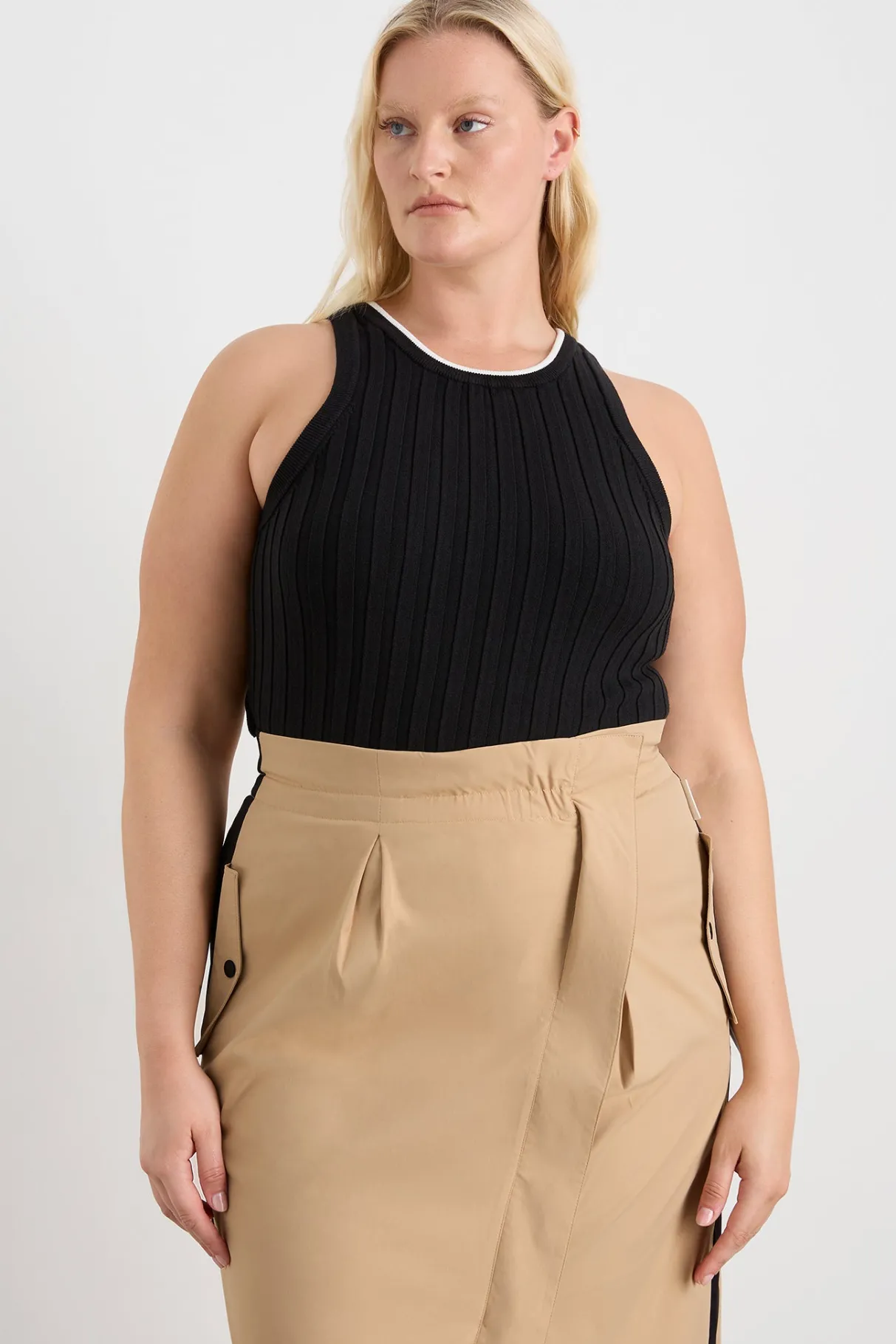 racer_split_knit_top__10-2.webp Fashion Aje ATHLETICA Racer Split Knit Top 107 Black / White
