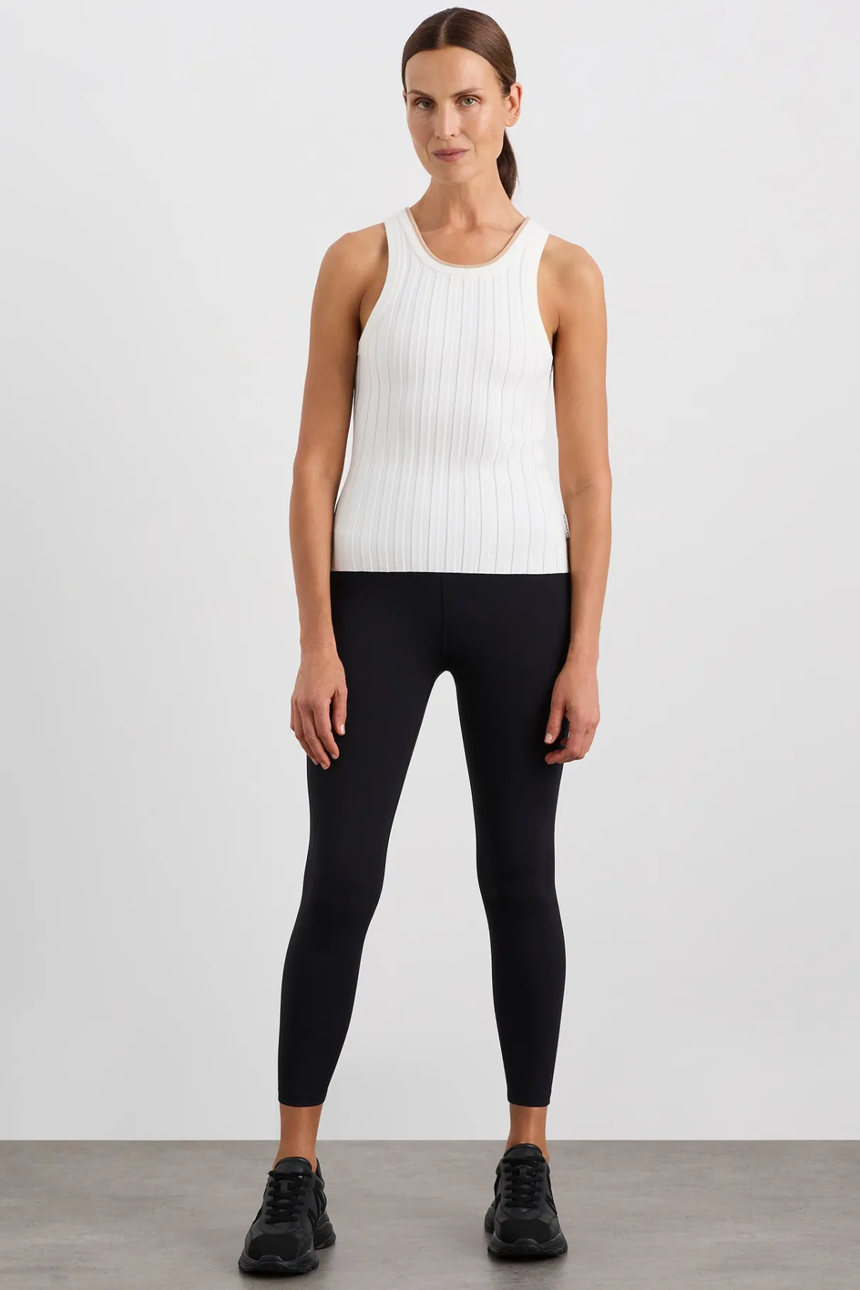racer_split_knit_top__2.webp Discount Aje ATHLETICA Racer Split Knit Top 107 White/Natural Tan