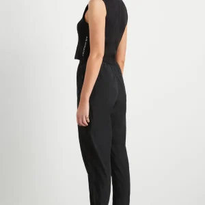 Clearance Aje ATHLETICA Raw Edge Seams Tank 138 Black/White