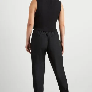Clearance Aje ATHLETICA Raw Edge Seams Tank 138 Black/White