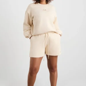 Fashion Aje ATHLETICA Relaxed Logo Crew Jumper 417 Rice White