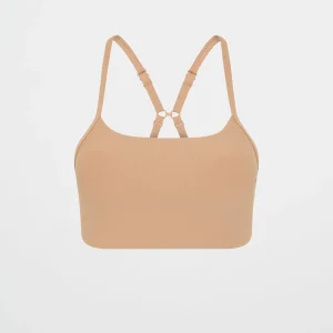Best Sale Aje ATHLETICA Ribbed Active Sports Bra 149 Natural Tan