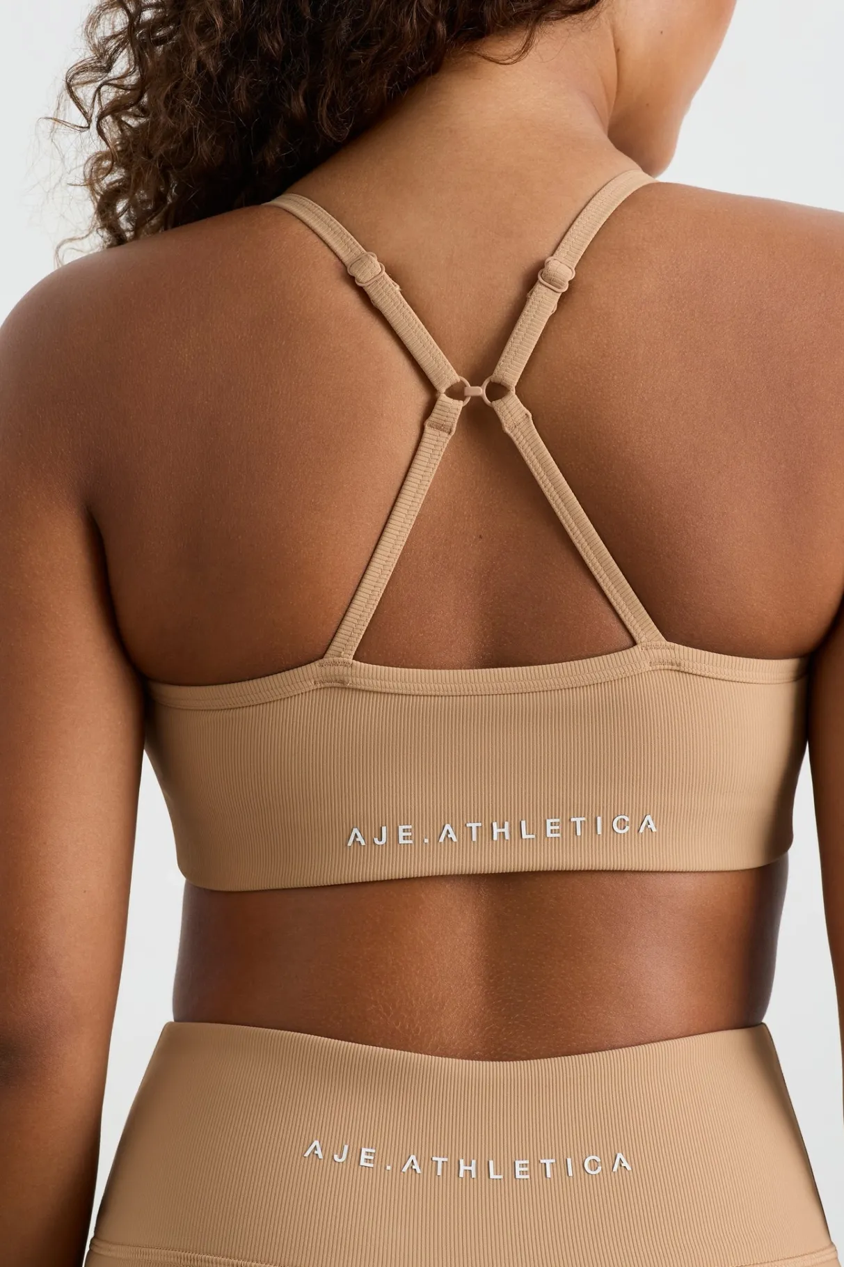 ribbed_active_sports_bra__7.webp Best Sale Aje ATHLETICA Ribbed Active Sports Bra 149 Natural Tan