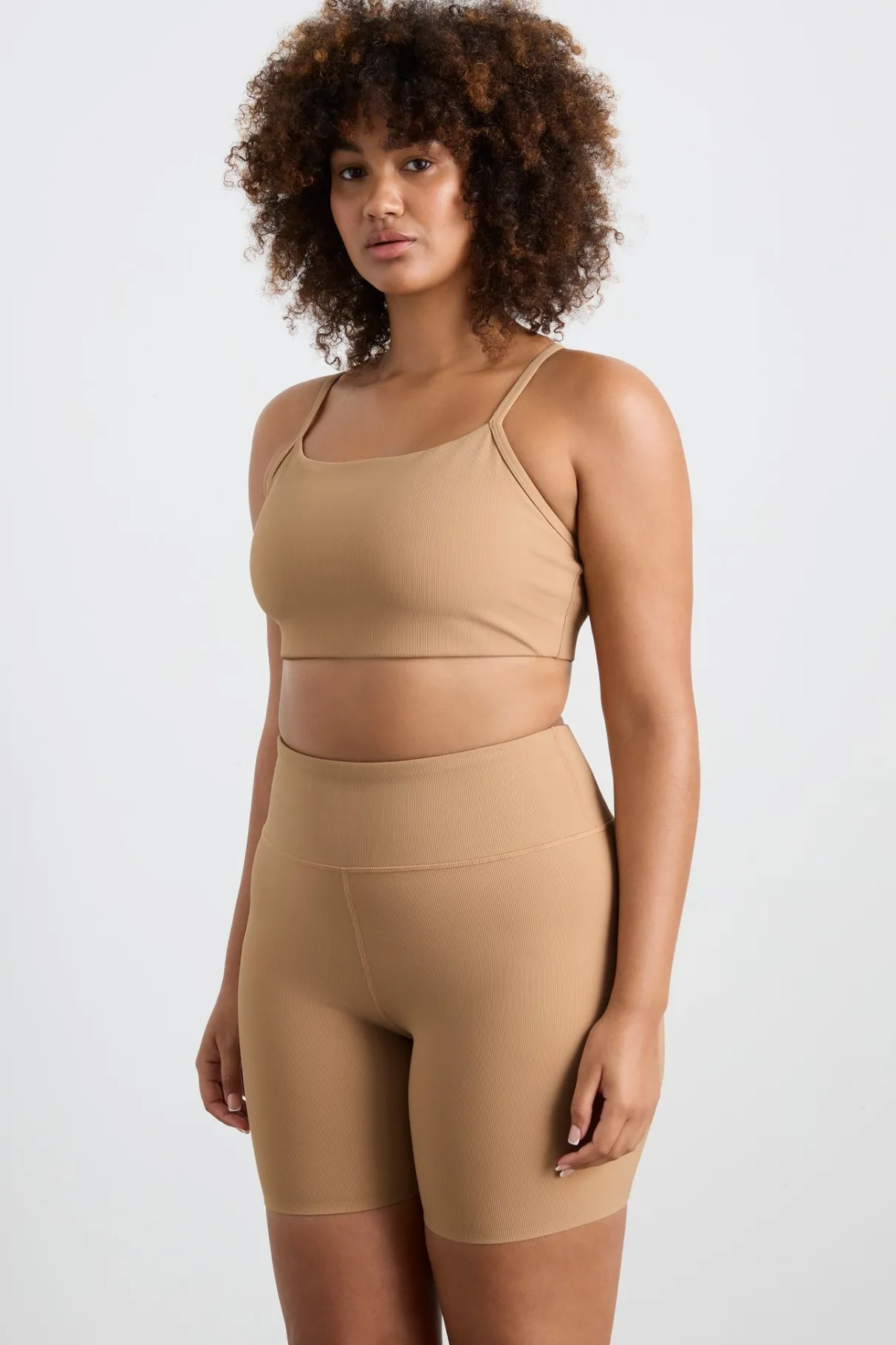 ribbed_active_sports_bra__9.webp Best Sale Aje ATHLETICA Ribbed Active Sports Bra 149 Natural Tan