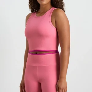 Hot Aje ATHLETICA Ribbed Active Tank 135 Deep Blush