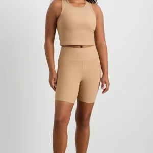 Hot Aje ATHLETICA Ribbed Active Tank 135 Natural Tan