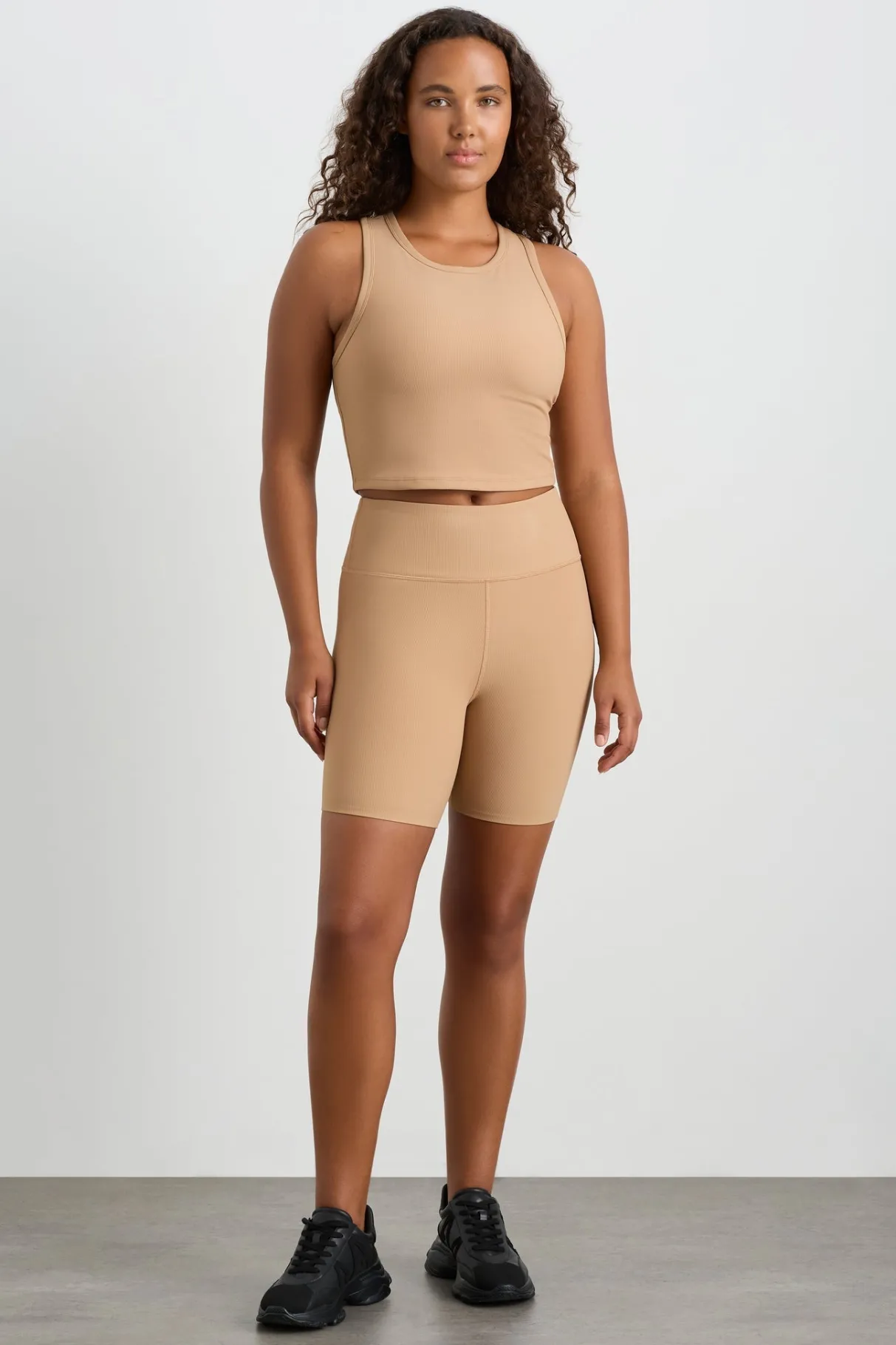 ribbed_active_tank__6.webp Hot Aje ATHLETICA Ribbed Active Tank 135 Natural Tan