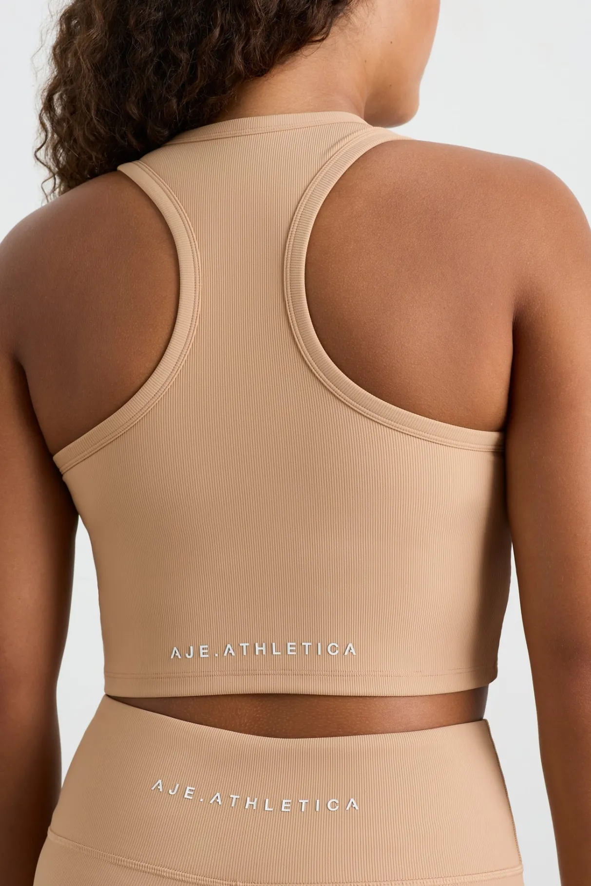 ribbed_active_tank__7.webp Hot Aje ATHLETICA Ribbed Active Tank 135 Natural Tan