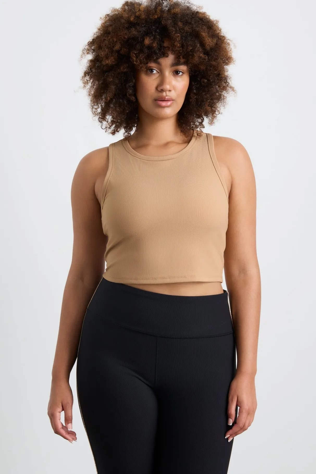 ribbed_active_tank__9.webp Hot Aje ATHLETICA Ribbed Active Tank 135 Natural Tan