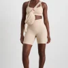 Flash Sale Aje ATHLETICA Ribbed Bike Short 601 Latte Beige