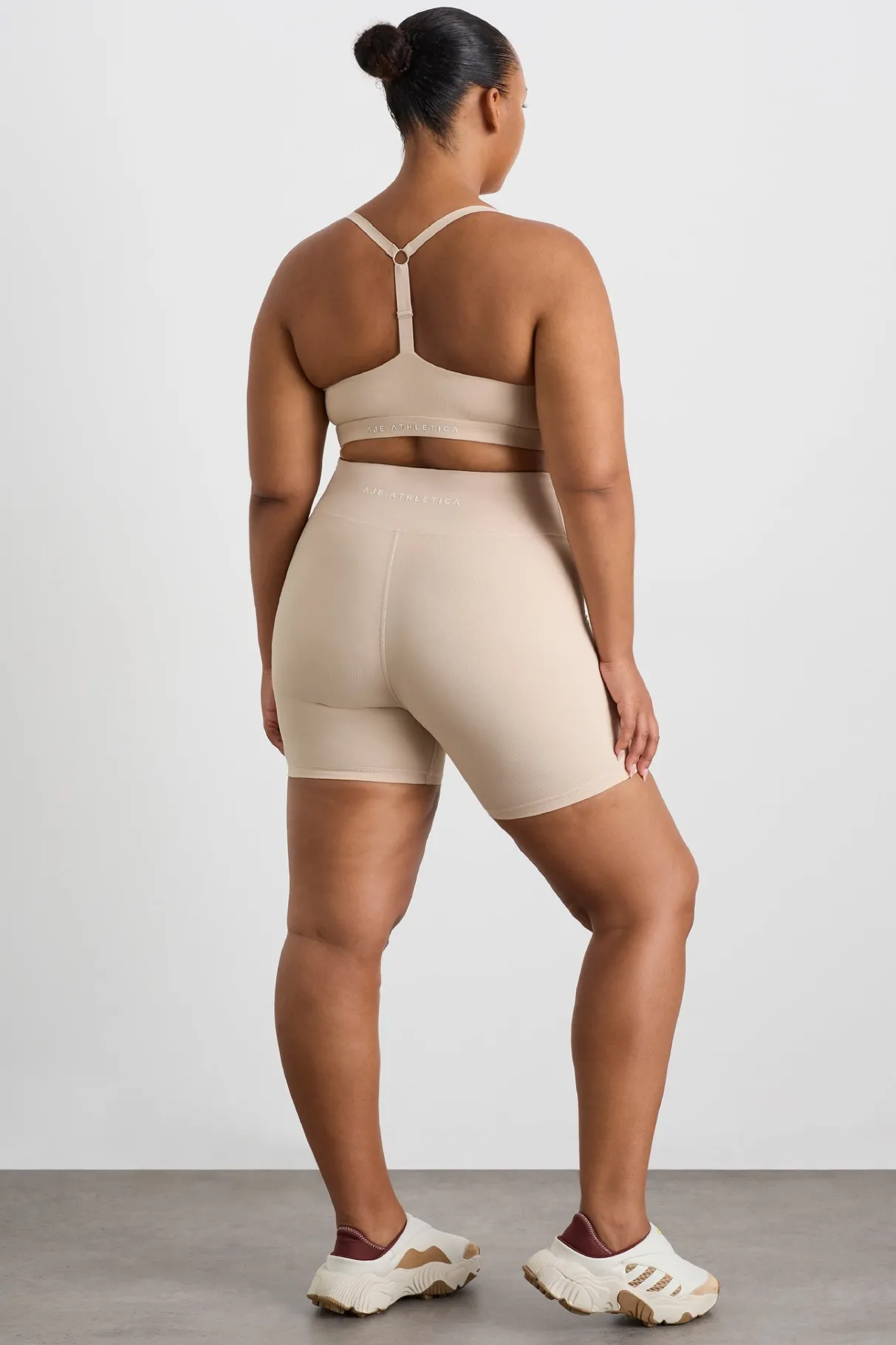 ribbed_bike_short__15.webp Flash Sale Aje ATHLETICA Ribbed Bike Short 601 Latte Beige