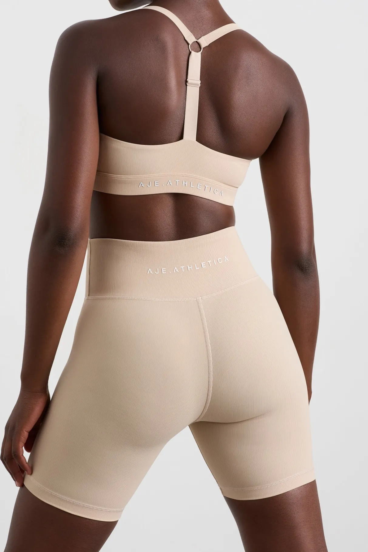 ribbed_bike_short__4.webp Flash Sale Aje ATHLETICA Ribbed Bike Short 601 Latte Beige