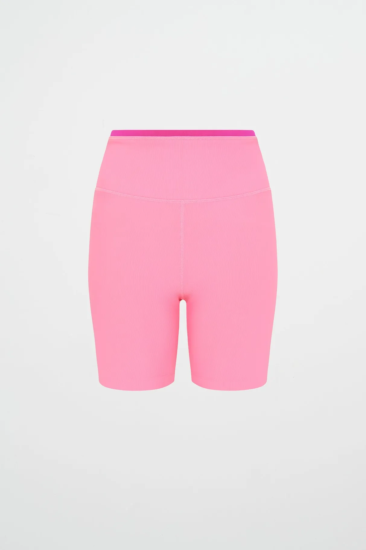 ribbed_mid_length_bike_short__1.webp Sale Aje ATHLETICA Ribbed Mid Length Bike Short 601 Deep Blush